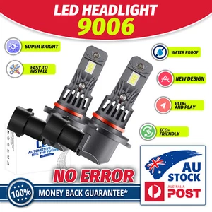 9006 HB4 LED Headlight Bulb Kit 7200W 980000LM Replace Xenon 6000K White Lamp - Picture 1 of 15