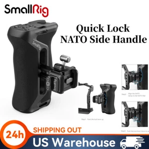 SmallRig Snap-on Quick Lock Maniglia laterale NATO per Sony/Canon/FUJIFILM 4017 - Foto 1 di 15