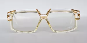 Cazal Vintage Brille - Neu aus altem Lagerbestand - Modell 329 - Col 192 - Gold & Weiß - Bild 1 von 3