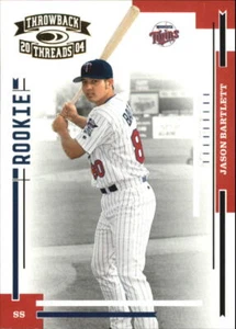 2004 Throwback Threads #241 Jason Bartlett Rookie RC /1000 - NM-MT - Picture 1 of 2