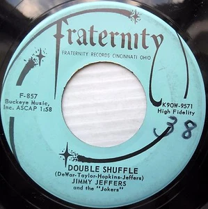 JIMMY JEFFERS rockabilly FRATERNITY 45 Teardrops From My Eyes Double Shuffle E38 - Imagen 1 de 1