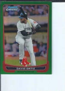 David Ortiz 2012 Bowman Chrome Green Refractor - Picture 1 of 1