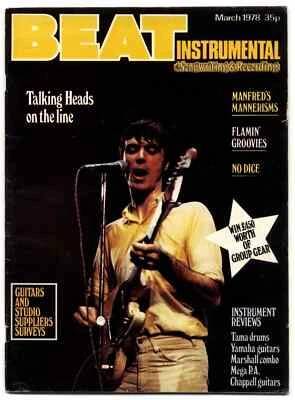 Beat Instrumental Magazine March 1978 Talking Heads Flamin Groovies Manfred - Image 1 of 2