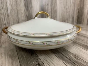 POPE GOSSER CHINA Round Covered Vegetable Serving Bowl - Picture 1 of 5