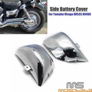  For Yamaha Virago XV535 XV400 Motorcycle Chrome Side Panel Cover - Left Right - Picture 1 of 9