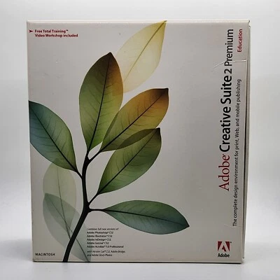 Adobe Creative Suite 2 Premium Education for Mac - Complete 6 Disc Set - (used) - Image 1 of 4
