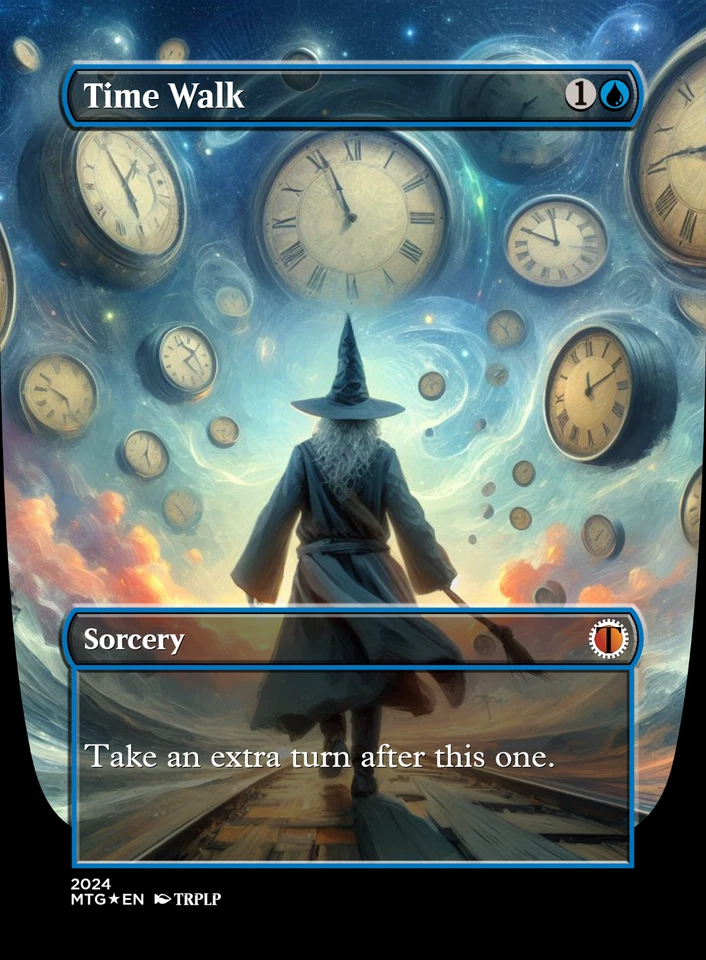 Time Walk - Anime Waifu High Quality Altered Art Custom - Bild 1 von 1