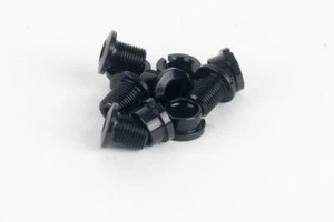 SINZ Alloy Chainring Bolts single chain ring adjusts 4mm to 8 mm BLACK - Picture 1 of 1