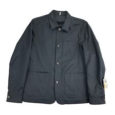 Alfani Mens Regular Fit Solid Shirt Jacket Black S