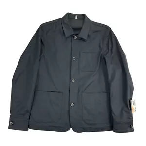 Alfani Mens Regular Fit Solid Shirt Jacket Black S - Picture 1 of 4