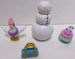 Vietnam SML Lote de Juguetes 2 3/4 Pulgadas Muñeco de Nieve Juguete Unicornio Pastel, Monedero, Pollo - Imagen 1 de 3
