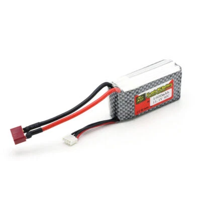 1× 11.1V 1500Mah LiPo Battery T Plug For RC Quadcopter Drone Helicopter Airplane - Image 1 of 2