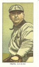 1988 CCC REPRINT CY YOUNG MINI BASEBALL CARD    PIEDMONT BACK