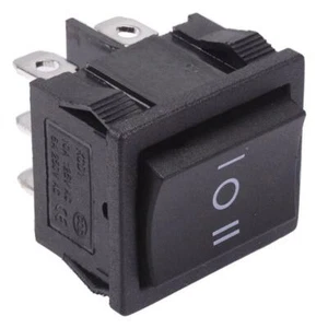 On-Off-On Rectangle Rocker Switch DPDT - Picture 1 of 1