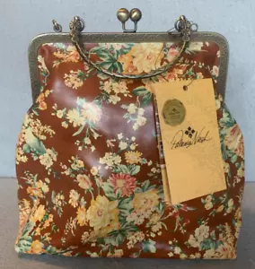 Neu mit Etikett Patricia Nash Vintage botanische Amalfitana Schultasche Geldbörse - Bild 1 von 5