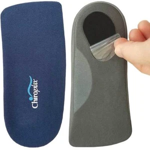 Chiroplax 3/4 Orthotic Arch Support Insoles Flat Feet Inserts Plantar Fasciitis - Picture 1 of 7