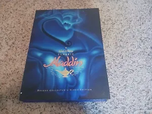Disney's Aladdin Deluxe Collector's Edition VHS Box Set Sealed Tapes/disc Unused - Picture 1 of 3