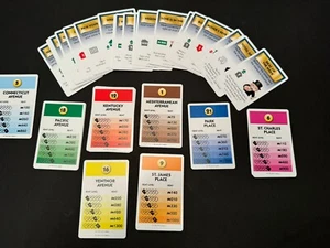 Monopoly Ultimate Banking Game Replacement Complete 22 Title Deed 23 Event Cards - Picture 1 of 7