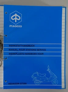 Manual de Taller/Werkplaats Handboek Piaggio Scooter Hexágono Gt 250 Stand 1998 - Imagen 1 de 6
