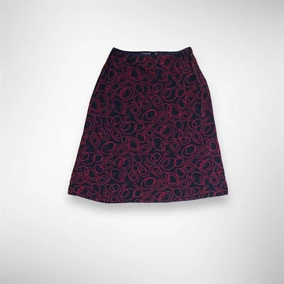 Falda midi grande vintage de los 90 con estampado de burbujas de hadas Whimsigoth Foto 1 de 4