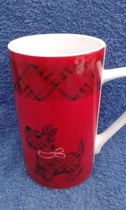 SCOTTIE DOG & TARTAN STYLE 5" CERAMIC MUG - VERY GOOD CONDITION - Picture 1 of 5