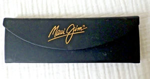Maui Jim Black Trifold Sunglasses/Eyeglasses Case with Cleaning Cloth Large Size - Picture 1 of 4