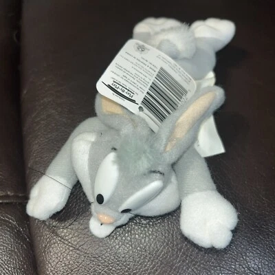 Gorro de peluche Bugs Bunny 1997 - tiene etiquetas - 8 pulgadas Foto 1 de 3