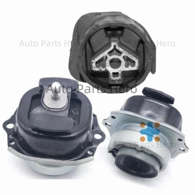 Kit de montaje de caja de cambios de motor 3X para BMW X6 E71 E72 X5 E70 LCI xDrive 35i 22116865145 Foto 1 de 4