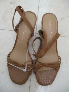 NUEVAS CON ETIQUETAS SANDALIAS GIBSON & LATIMER CORDELIA MARRÓN CUERO OVEJA 6M - Imagen 1 de 10