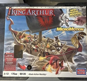 Legends King Arthur - Mega Bloks - Attack Action Warship #96120 - Picture 1 of 4