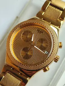SWATCH+IRONY CHRONO+YCG420G GOLDY FULL+NEU/NEW - Bild 1 von 3