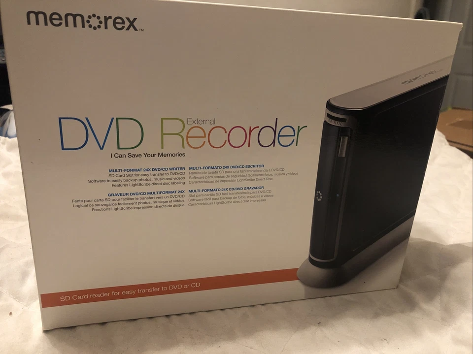 Memorex MRX 550le V1 Multiformat DVD External Recorder