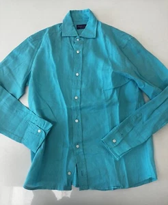 Ralph Lauren Purple Label Men’s Shirt. 100% Linen. Small 14.5 - Picture 1 of 5