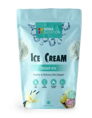 Mezcla de helado de vainilla sin gluten sin OGM. Peso: 8 oz/226,8  Foto 1 de 3