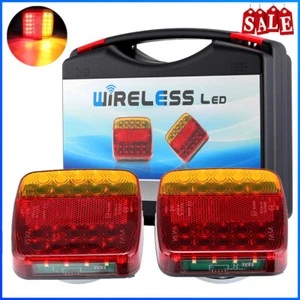 Wireless LED Magnetic Recovery Lights For Trailer Tractor Agricultural Vehicles - Picture 1 of 13