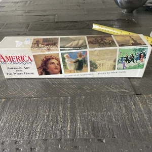 America the Beautiful American Art From The White House Educational Game1997 dc7 - Picture 1 of 4