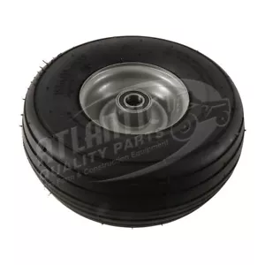 Tedder Tire Complete with Rim & Bearings Ribbed tire 15" X 6.00-6 6 ply 1" b - Picture 1 of 2