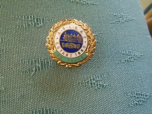 VINTAGE ASLEF RAILWAY WORKERS 30 YEARS TRADE UNION ENAMEL LAPEL BADGE FATTORINI - Picture 1 of 2