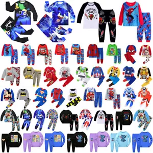 Kids Boys Cartoon Rainbow Friends Long Sleeve Pyjamas Set Pjs Sleepwear Outfit廾 - Bild 1 von 45