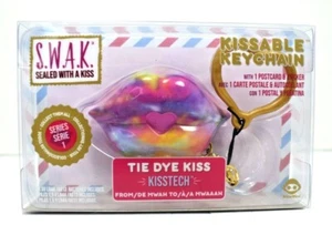 WowWee Sealed With a Kiss Kissable Keychain "Tie Dye Kiss" Series 1 - S.W.A.K - Picture 1 of 3