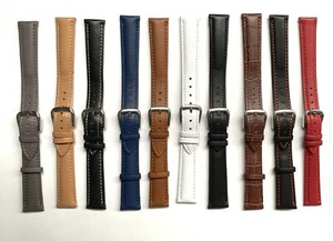 Uhrband Uhrenarmband Uhrenband Uhrzubehör Echtes Leder 16mm - Bild 1 von 11