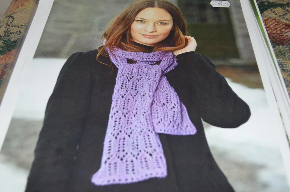 Swedish Imports Knitting Pattern 10059 Alpaca Silk Scarf - Image 1 of 1