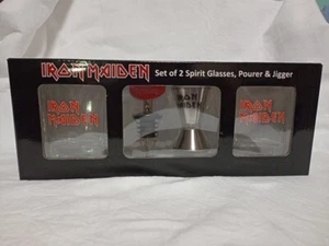 Iron Maiden - Set of:  2 x Spirit Glasses + 1 x Pourer + 1 x Jigger Gift Pack - Bild 1 von 6