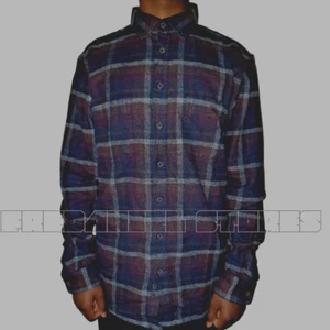 Ex UK Chainstore Mens Thick 100% Cotton Double Pocket Multicoloured Check Shirt - Picture 1 of 2