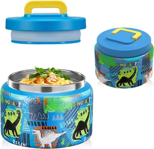 8 Oz Thermo Food Jar For Hot & Cold Food For Kids Insulated Lunch Containers Hot - Picture 1 of 11