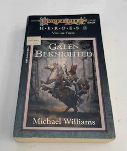 DragonLance Saga Heroes 2 Volume 3 Galen Beknighted Paperback Book - Foto 1 di 3