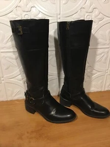 CHAPS Women's Rubi Knee High Boots Black 8.5 Used - Picture 1 of 8