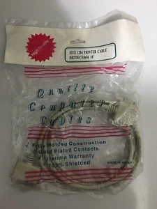 10Ft IEEE 1284 DB25 Male to Centronics CN36 Male Parallel Printer Data Cable NEW - Picture 1 of 3