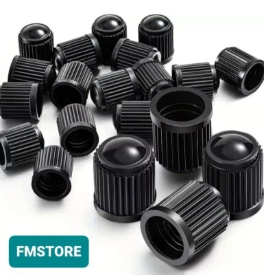 20 TAPPI TAPPINI CAPPUCCI COPRI VALVOLE PNEUMATICI AUTO MOTO FURGONI UNIVERSALI - Image 1 of 4