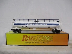 MTH Rail King Ontario Carbonate 33K Gallon Tank Car (30-7345) O-Gauge - Picture 1 of 11